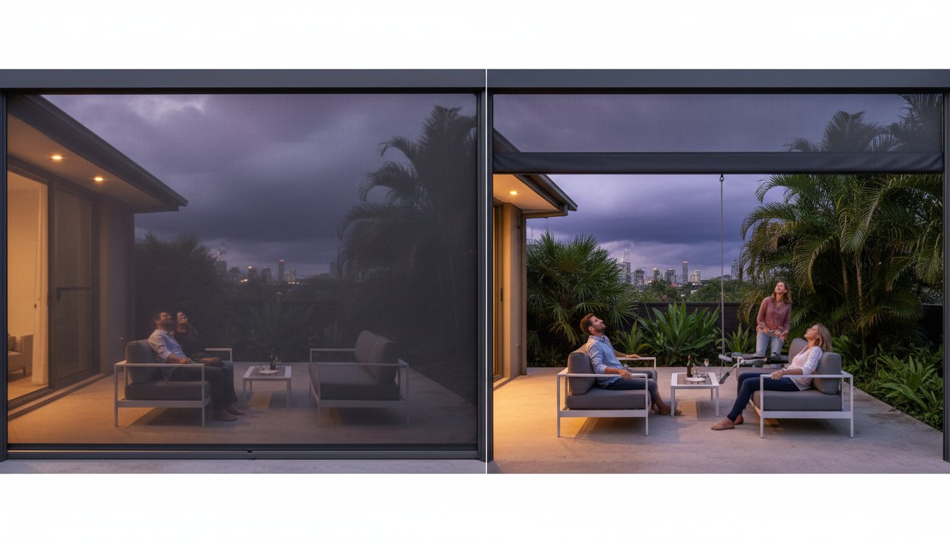 Manual vs Motorised Outdoor Blinds: Which is Best for Your Brisbane Home?