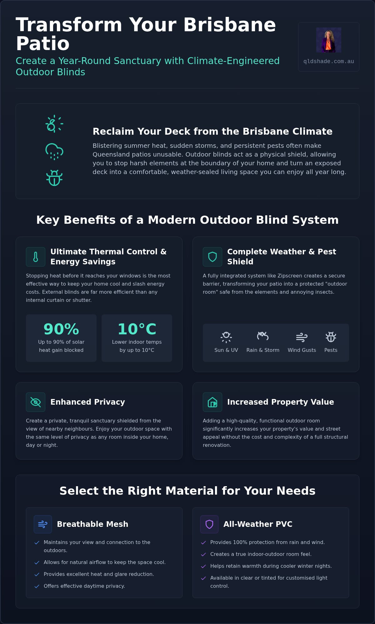 The Top Benefits of Outdoor Blinds for Brisbane Homes in 2026